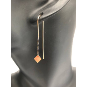 Серьги из красного золота